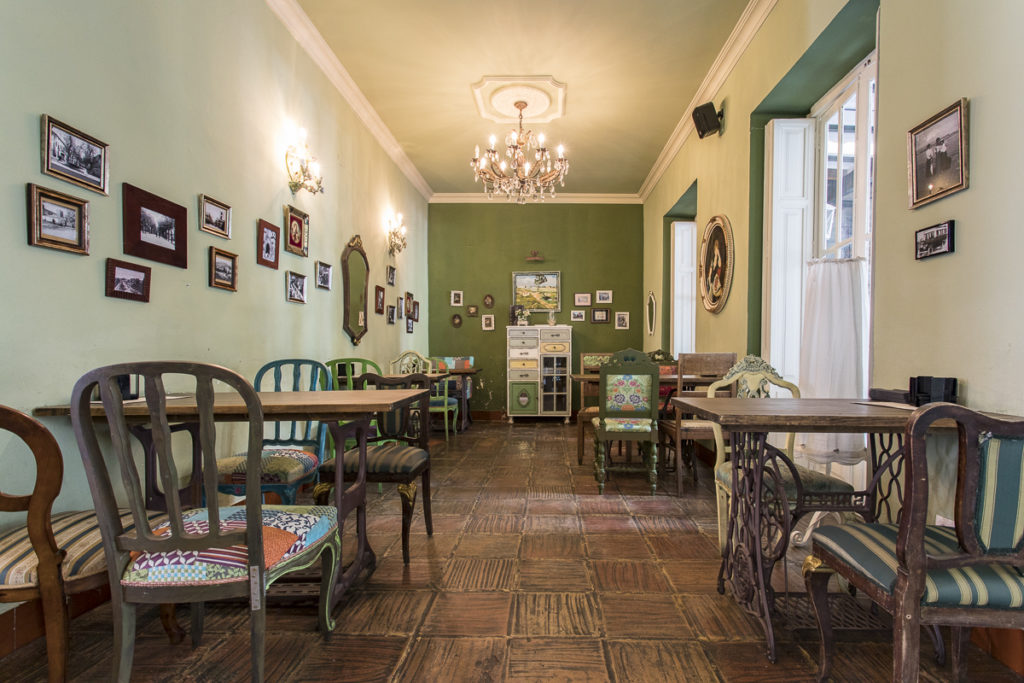 Vista Habitación Verde, zona gastro en Visconti. Fotografía @GITANETA