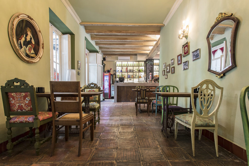 Habitación Verde. Zona Gastro en Restaurante visconti. Fotografía @GITANETA